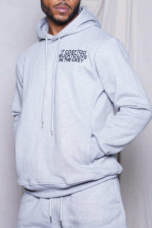It Costs Too Live In The Grey Hoodie